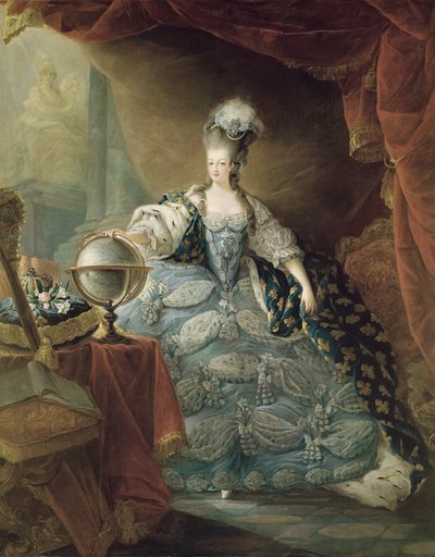 Retrato de María Antonieta (1755-93) Reina de Francia, 1775 de Jean Baptiste Andre Gautier D