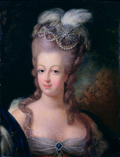 Retrato de la reina María Antonieta de Francia, 1775 de Jean Baptiste Andre Gautier D