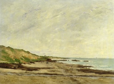 Vista Costera con Figuras en la Orilla, 1872 de Jean Baptiste Antoine Guillemet