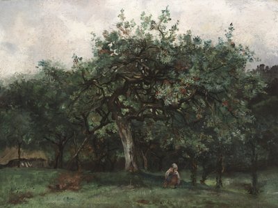 Paisaje con niña pequeña de Jean Baptiste Antoine Guillemet