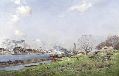 El Sena en Conflans-Charenton, 1892 de Jean Baptiste Antoine Guillemet