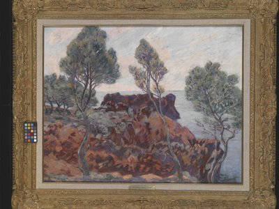 Agay - Las Rocas Rojas (óleo sobre lienzo) de Jean Baptiste Armand Guillaumin