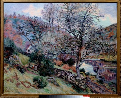 Crozan, la Roca del Eco. Pintura de Jean Baptiste Armand (1841-1927) de Jean Baptiste Armand Guillaumin
