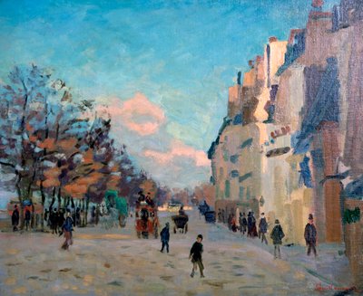 La Place Valhubert, París, c1860-1927 de Jean Baptiste Armand Guillaumin