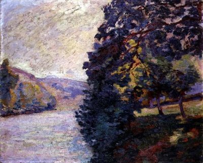 Amanecer en Crozant, Bretaña, c.1916 de Jean Baptiste Armand Guillaumin