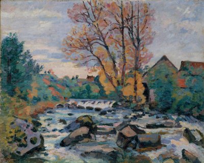El molino Bouchardon, Crozant, c.1898 de Jean Baptiste Armand Guillaumin