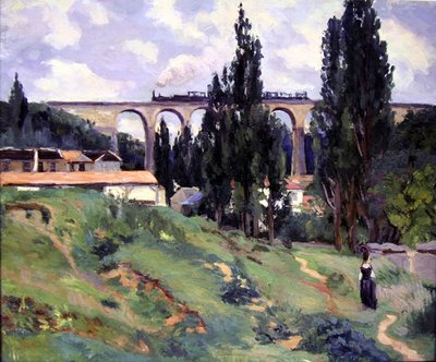 El viaducto en Val-Fleury, Meudon de Jean Baptiste Armand Guillaumin