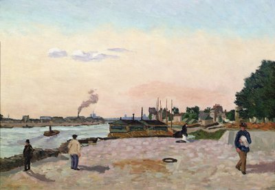 Vista de Bercy, París de Jean Baptiste Armand Guillaumin