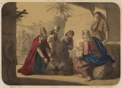 Adoración de los magos de Jean Baptiste Auguste Leloir