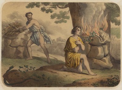 Caín y Abel de Jean Baptiste Auguste Leloir