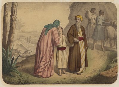 Partida para el sacrificio de Jean Baptiste Auguste Leloir