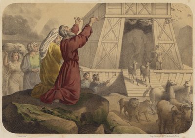 Salida del arca de Jean Baptiste Auguste Leloir