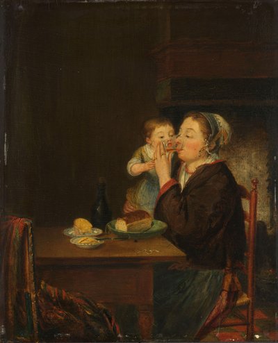 Una madre y su hijo, 1794 de Jean Baptiste Bernard Coclers