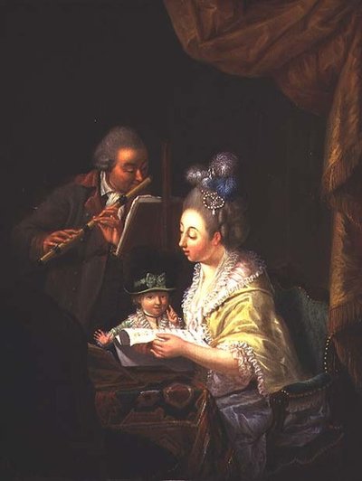 La lección de música de Jean Baptiste Bernard Coclers