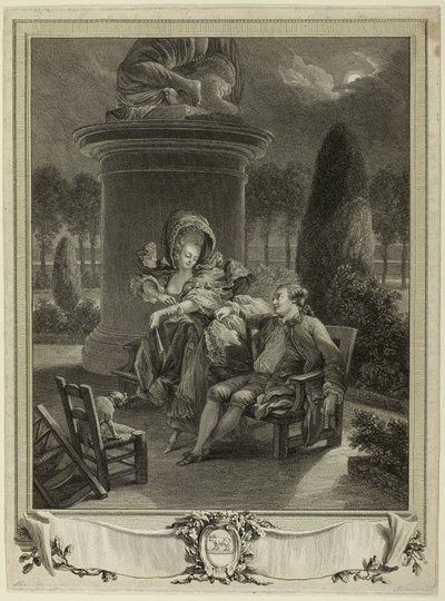 Velada en las Tullerías de Jean Baptiste Blaise Simonet