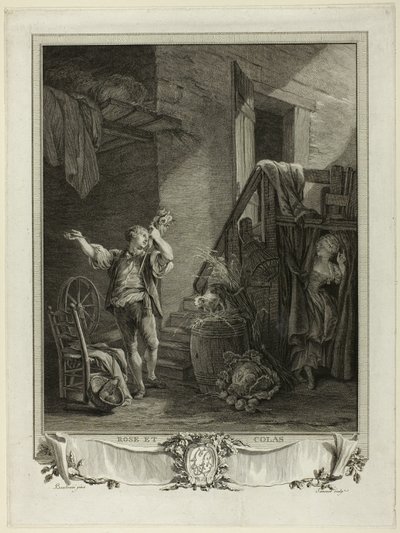 Rosa y Colas de Jean Baptiste Blaise Simonet