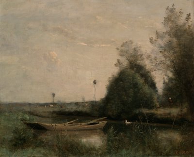 Un estanque en Mortain de Jean Baptiste Camille Corot