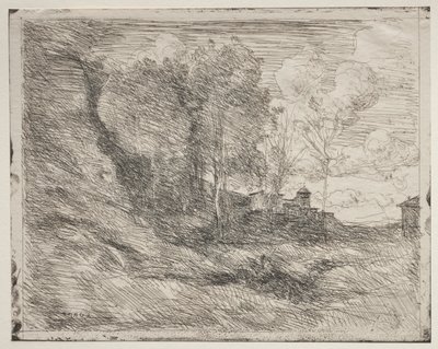 Un recuerdo de Ostia de Jean Baptiste Camille Corot