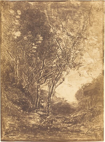 Emboscada de Jean Baptiste Camille Corot