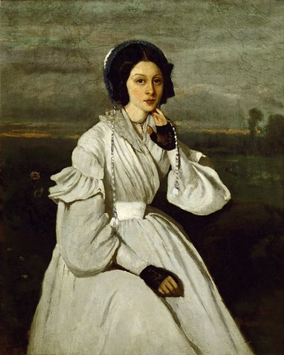 Claire Sennegon, 1837 de Jean Baptiste Camille Corot