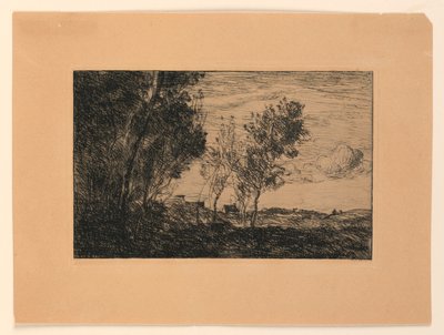 En las Dunas: Recuerdo del Bosque en La Haya de Jean Baptiste Camille Corot
