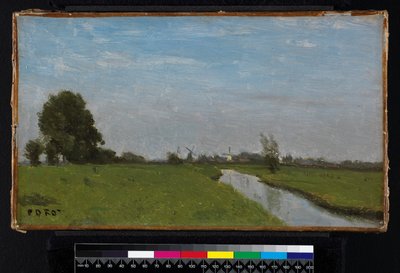 Paisaje holandés en Holanda, 1854 de Jean Baptiste Camille Corot