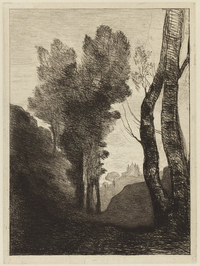 Alrededores de Roma de Jean Baptiste Camille Corot