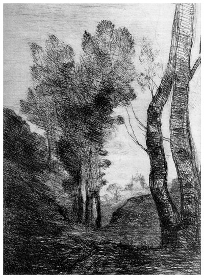 Alrededores de Roma, c. 1815-1865, 1924 de Jean Baptiste Camille Corot