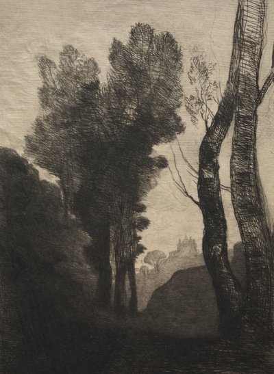 Alrededores de Roma de Jean Baptiste Camille Corot