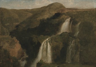 Cascadas de Tívoli de Jean Baptiste Camille Corot