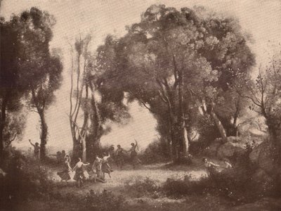 Alemán: Tanz der Nymphen Mañana. Danza de las Ninfas de Jean Baptiste Camille Corot