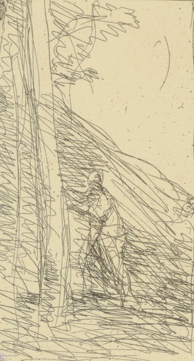 Garabato de Jean Baptiste Camille Corot