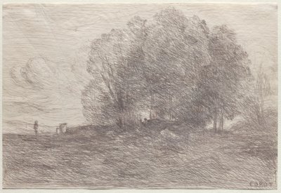 Group of Trees de Jean Baptiste Camille Corot