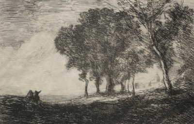 Paisaje italiano de Jean Baptiste Camille Corot