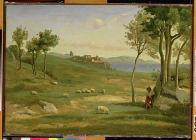 Paisaje italiano de Jean Baptiste Camille Corot