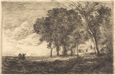 Paisaje italiano, c. 1865 de Jean Baptiste Camille Corot