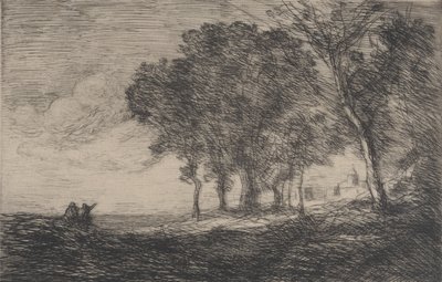 Paisaje Italiano, ca. 1865 de Jean Baptiste Camille Corot