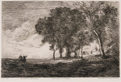 Paisaje italiano, c. 1865 de Jean Baptiste Camille Corot