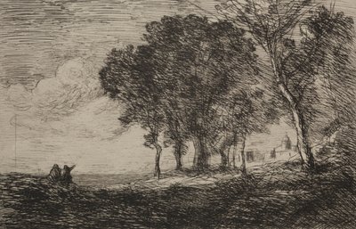 Paisaje italiano, c. 1865 de Jean Baptiste Camille Corot