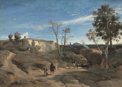 La Cervara, la Campiña Romana de Jean Baptiste Camille Corot