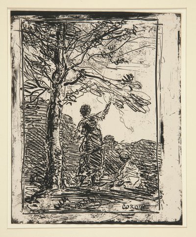 La joven y la muerte (La joven y la muerte) de Jean Baptiste Camille Corot