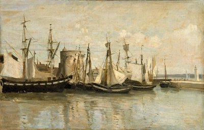 La Rochelle. Entrada del puerto de varado de Jean Baptiste Camille Corot