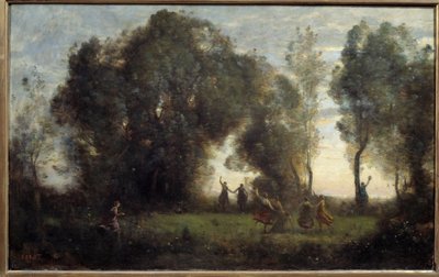 La danza de las ninfas de Jean Baptiste Camille Corot
