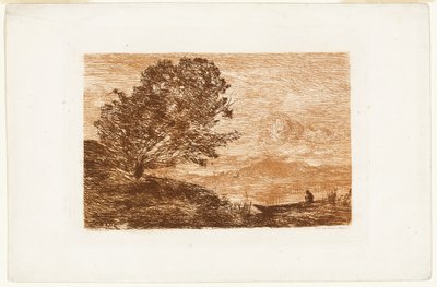 Lago en el Tirol de Jean Baptiste Camille Corot