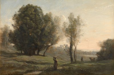 Paisaje. Alrededor de 1872 de Jean Baptiste Camille Corot