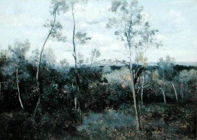 Le Mont Valerian de Jean Baptiste Camille Corot