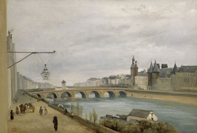 El Puente del Cambio, visto desde el muelle de Gesvres (1830), hacia 1830 (óleo sobre lienzo) de Jean Baptiste Camille Corot