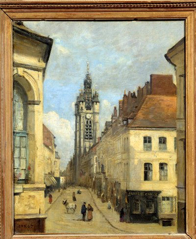 El campanario de Douai de Jean Baptiste Camille Corot