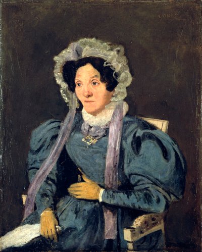 Madame Corot, madre del artista, c1845 de Jean Baptiste Camille Corot