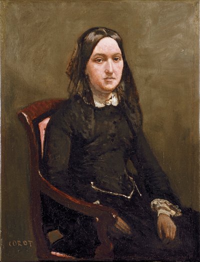 Mme Bison, 1852 de Jean Baptiste Camille Corot